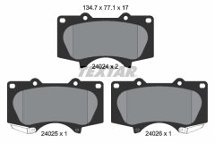 TEXTAR 2402403 — Plăcuțe de frână disc