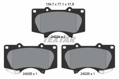 TEXTAR 2402401-2226-00 — Комплект тормозных дисков и колодок