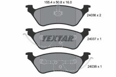 TEXTAR 2403601 — Plăcuțe de frână disc