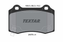 TEXTAR 2407601-2698-00 — Комплект тормозных дисков и колодок