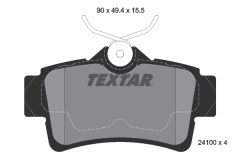 TEXTAR 2410001 — Plăcuțe de frână disc