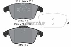 TEXTAR 2412305-1592-00 — Комплект тормозных дисков и колодок