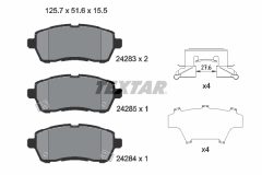 TEXTAR 2428303-2045-00 — Комплект тормозных дисков и колодок