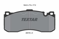 TEXTAR 2431601-2754-00 — Комплект тормозных дисков и колодок
