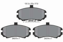 TEXTAR 2436901-1366-00 — Set discuri și plăcuțe de frână