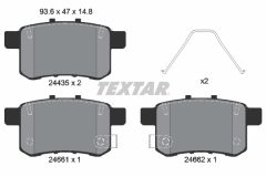 TEXTAR 2443501-2043-00 — Комплект тормозных дисков и колодок