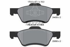 TEXTAR 2443901-1977-00 — Set discuri și plăcuțe de frână