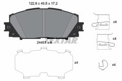 TEXTAR 2445103 — Plăcuțe de frână disc