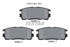 TEXTAR 2449801-1655-00 — Set discuri și plăcuțe de frână