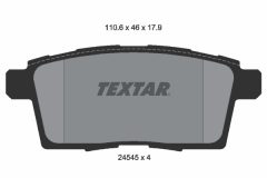 TEXTAR 2454501 — Колодки тормозные дисковые