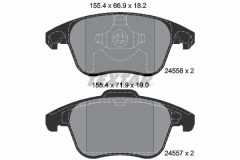 TEXTAR 2455801-1685-00 — Set discuri și plăcuțe de frână