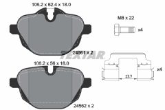 TEXTAR 2456101-3050-00 — Set discuri și plăcuțe de frână