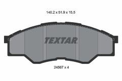 TEXTAR 2456701-2360-00 — Комплект тормозных дисков и колодок