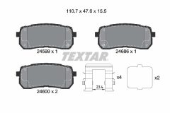 TEXTAR 2459904-2426-00 — Комплект тормозных дисков и колодок