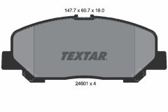 TEXTAR 2460101 — Колодки тормозные дисковые
