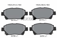 TEXTAR 2477801-1999-00 — Set discuri și plăcuțe de frână