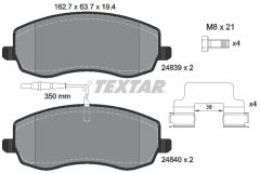 TEXTAR 2483901-1181-00 — Комплект тормозных дисков и колодок