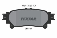 TEXTAR 2491801 — Колодки тормозные дисковые