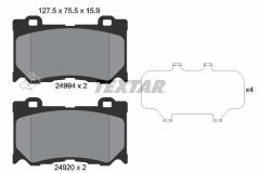 TEXTAR 2499401-1991-00 — Комплект тормозных дисков и колодок
