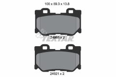 TEXTAR 2499501-2707-00 — Комплект тормозных дисков и колодок