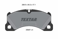 TEXTAR 2500701 — Plăcuțe de frână disc