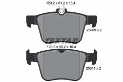 TEXTAR 2500901 — Колодки тормозные дисковые