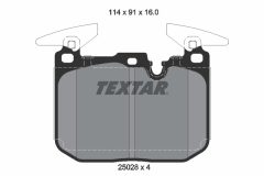 TEXTAR 2502807-3072-00 — Set discuri și plăcuțe de frână