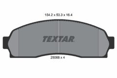 TEXTAR 2506801 — Plăcuțe de frână disc
