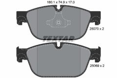 TEXTAR 2507001-2560-00 — Set discuri și plăcuțe de frână