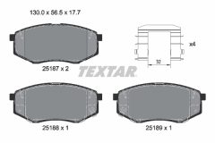 TEXTAR 2518701-1339-00 — Комплект тормозных дисков и колодок