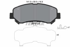 TEXTAR 2520201-1674-00 — Комплект тормозных дисков и колодок