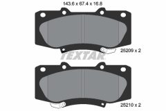 TEXTAR 2520901-2226-00 — Комплект тормозных дисков и колодок
