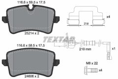 TEXTAR 2521413-2383-00 — Комплект тормозных дисков и колодок