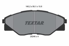 TEXTAR 2524601-2226-00 — Комплект тормозных дисков и колодок