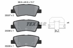 TEXTAR 2533703 — Колодки тормозные дисковые