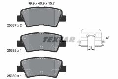 TEXTAR 2533707-2400-00 — Комплект тормозных дисков и колодок