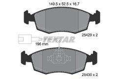 TEXTAR 2542901-2367-00 — Set discuri și plăcuțe de frână