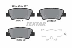 TEXTAR 2564701-3266-00 — Set discuri și plăcuțe de frână