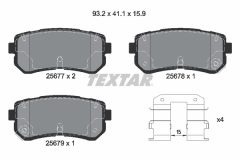 TEXTAR 2567701-1472-00 — Set discuri și plăcuțe de frână