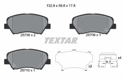 TEXTAR 2570801-2431-00 — Комплект тормозных дисков и колодок