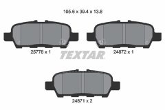 TEXTAR 2577801 — Plăcuțe de frână disc