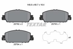 TEXTAR 2579201-3213-00 — Комплект тормозных дисков и колодок