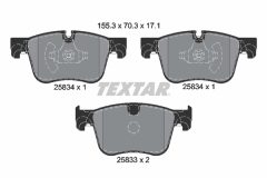 TEXTAR 2583401-2323-00 — Set discuri și plăcuțe de frână