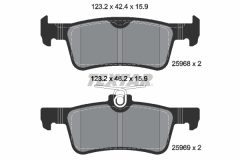 TEXTAR 2596801-2680-00 — Set discuri și plăcuțe de frână