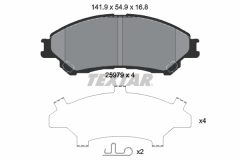 TEXTAR 2597901-2683-00 — Set discuri și plăcuțe de frână
