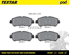 TEXTAR 2613801SC — Plăcuțe de frână disc