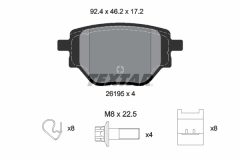 TEXTAR 2619501-3258-00 — Комплект тормозных дисков и колодок