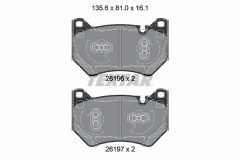 TEXTAR 2619601-2826-00 — Set discuri și plăcuțe de frână