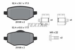 TEXTAR 2619801-3258-00 — Комплект тормозных дисков и колодок