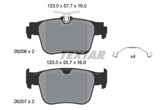 TEXTAR 2620601-2554-00 — Set discuri și plăcuțe de frână